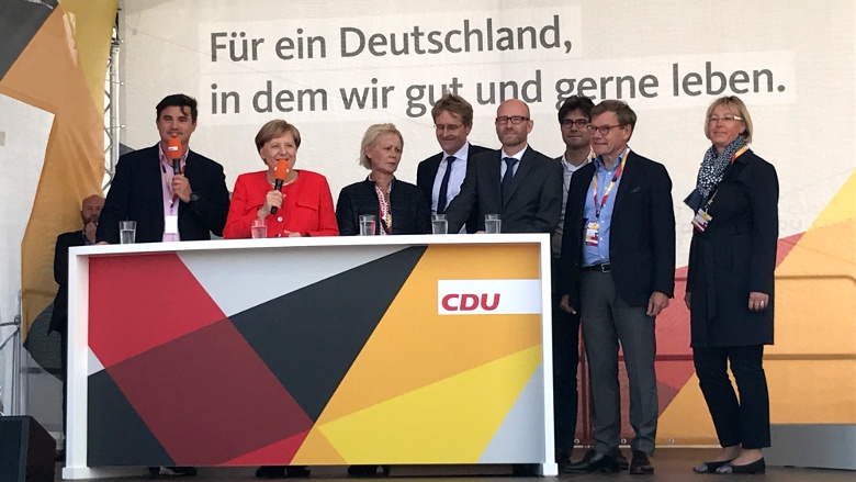 Angela Merkel in St.Peter Ording