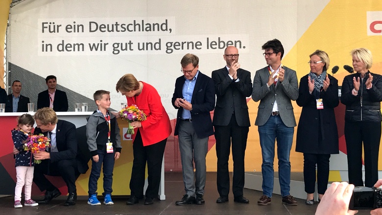 Angela Merkel in St.Peter Ording