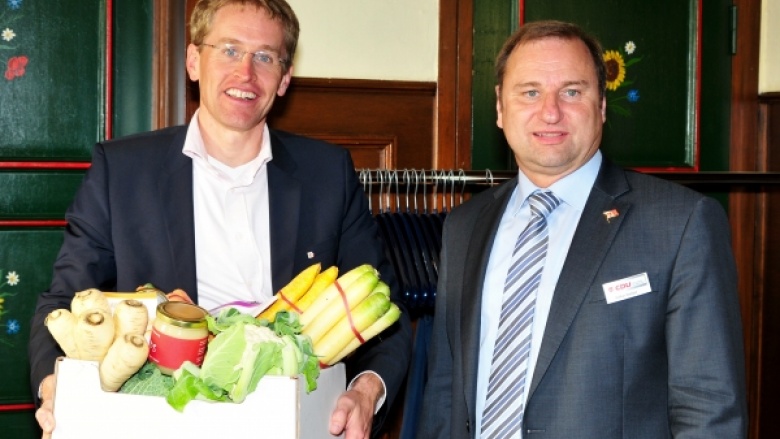 Erfolgreicher Besuch vom Oppositionsführer Daniel Günther in Dithmarschen 