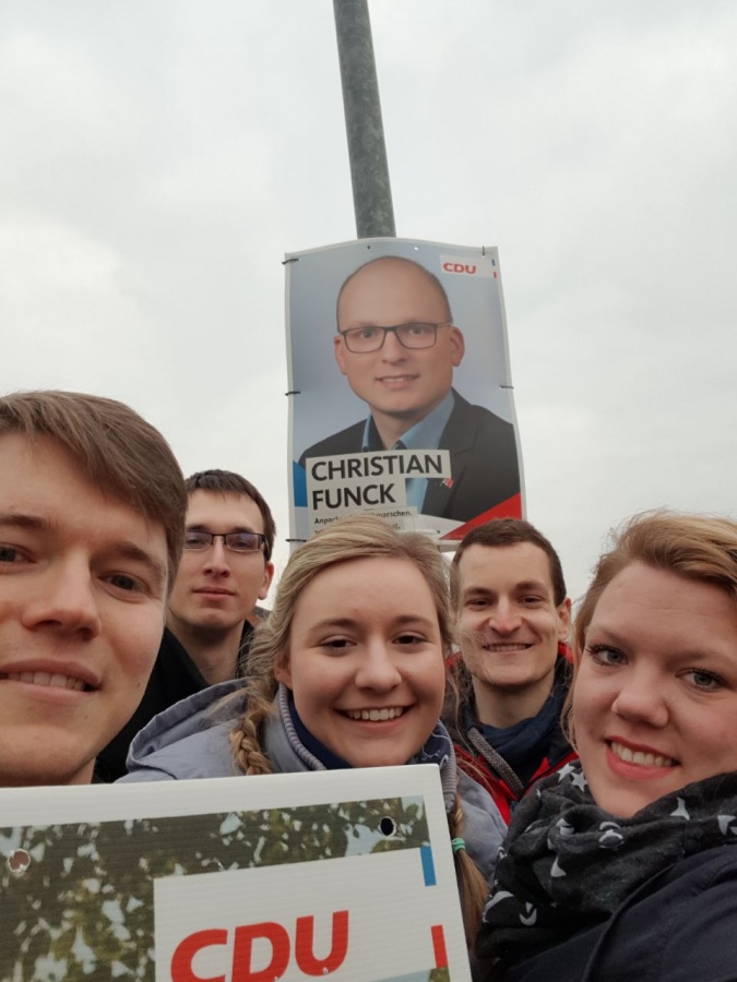 JU Dithmarschen unterstützt Christian Funck im Wahlkampf