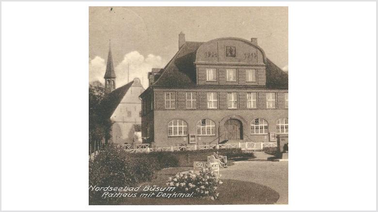 Postkarte von 1928.